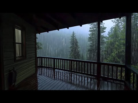 Sono Profundo Perfeito com Barulho de Chuva no Telhado para Dormir, Chuva ASMR para Dormir e Relaxar