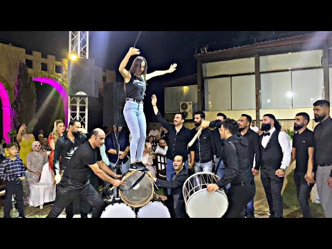 بعمرك شفت 😱بنت واقفة على ٤ طبول🥁وكانت صدمة للجميع شوفوا شو صار 💃FALASTIN DABKI