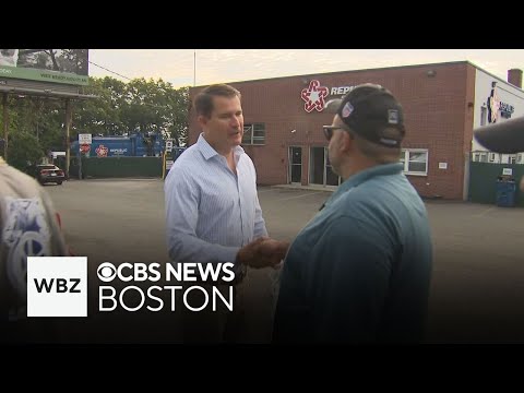 YouTube video thumbnail: Massachusetts Congressman Meets With Striking Trash Collectors