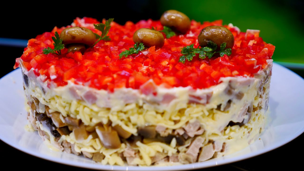 Салат на Новый Год! Вкусный и Сытный