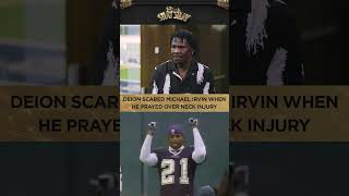 Deion Sanders Scared Michael Irvin When He Prayed Over His Career-Ending Neck Injury