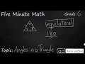 Determining Unknown Angles in Triangles