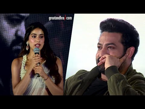 Heroine Janhvi Kapoor Speech Devara Movie Team Press Meet | NTR | Koratala Siva | greatandhra.com