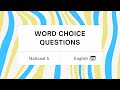 Understanding Word Choice and Connotation