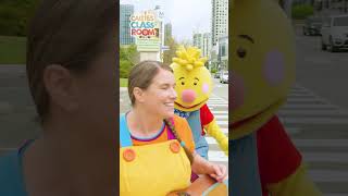 Caitie and Tobee are excited for their show! #supersimpleplay #caitie #tobee #toronto