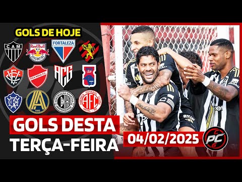 ⚽️ TODOS OS GOLS DESTA TERÇA 04/02/2025 GOLS DOS ESTADUAIS, GOLS DE HOJE, GOLS DO DIA (COMPLETO)