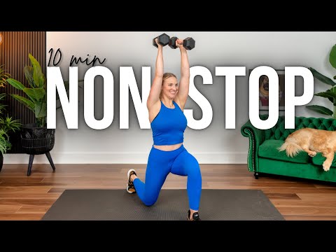 10 min.  Non Stop Full Body Strength Training