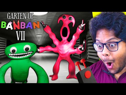 GARTEN OF BANBAN 7 (FULL GAME) | ALL ENDINGS | HORROR SCHOOL OF KIDS 😱