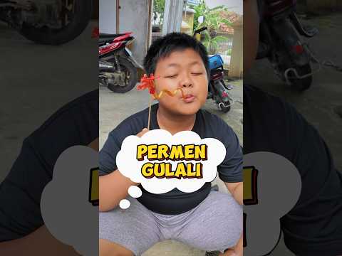 GULALI BENTUK NAGA 😆 #permen #gulali #shorts