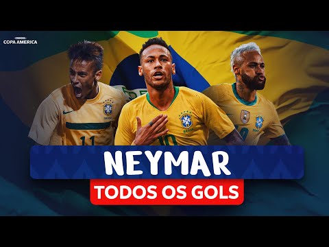 Todos os GOLS de NEYMAR na CONMEBOL Copa América™