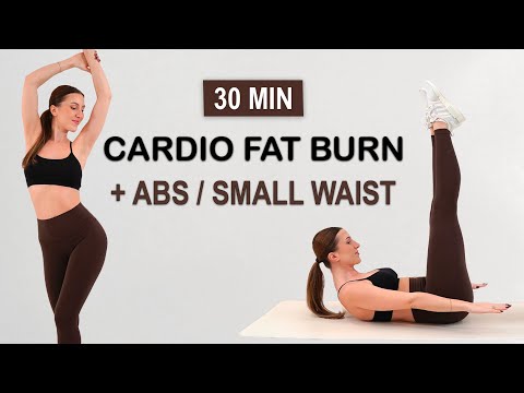 30 Min Intense Full Body Fat Burn + ABS / Small Waist | No Jumping Workout | No Repeat