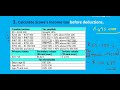 Taxation and Income Calculation Concepts