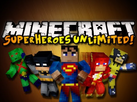 Minecraft Superheroes Unlimited Mod - SUPERMAN, BATMAN, & MORE! (HD)