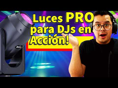 🔥 Luces Increíbles para DJs y Eventos: ¡Shehds GalaxyJet LED Beam 300W en Acción! 🔥