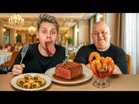 Wir bestellen beim LUXUS RESTAURANT ALLES⭐️mit@BerndZehnerSchnecken und bestes FLEISCH MEINES LEBENS