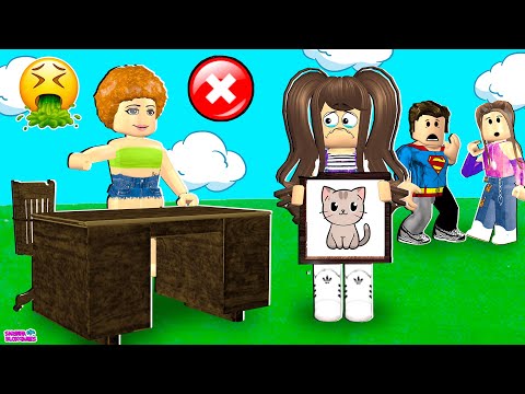 A MENINA HUMILHOU O MEU DESENHO! 🎨😭ROBLOX