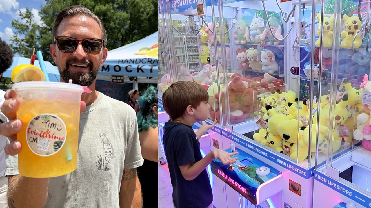 This Farmer's Market Was HUGE, We Found The Coolest Pokemon Shirts & More Home Vlog Fun!
