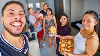 EU E MINHA CUNHADA PREPARAMOS  O ALMOÇO PARA FAMÍLIA ❤️