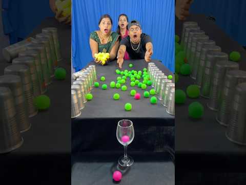 Amazing malti color boll roll family challenge✅ #shorts #game