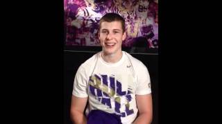 With LSU's Brad Wing