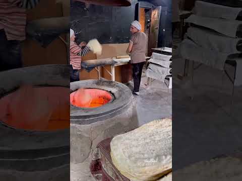 Armenian baking Lavash bread endless tradition