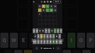 Wordle Today September 7 2026 - Wordle 1906 #shorts #wordlepuzzle #wordlegameplay