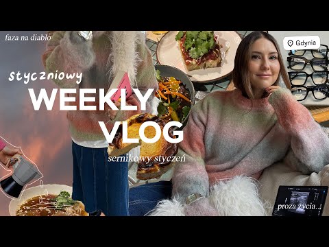 WEEKLY VLOG 🍰// "jestę inżynierę"/ kawa na zimę❄️/ sernikowa faza / terapia / grwm / sprzątanie🧼