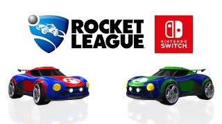 Rocket League for Nintendo Switch Has Super Mario and Metroid-themed Cars