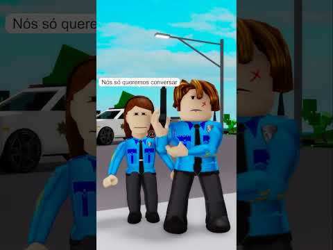 É a POLICIA 😂 #roblox #brookhaven