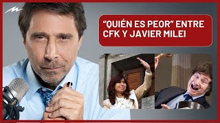 Eduardo Feinmann reaccionó a la encuesta que demuestra “quién es peor” para el país