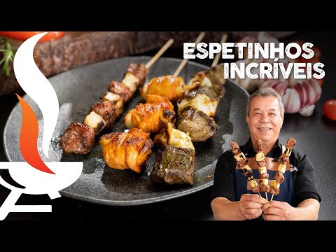 3 Espetinhos Incríveis