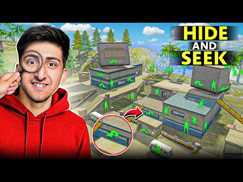 Hide And Seek On Observatory😱😂Funniest Hide & Seek😂30 Noobs Vs 1 Police [A_s Gaming] - Free Fire Max