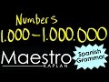 Mastering Spanish Numbers from 1,000 to 1,000,000