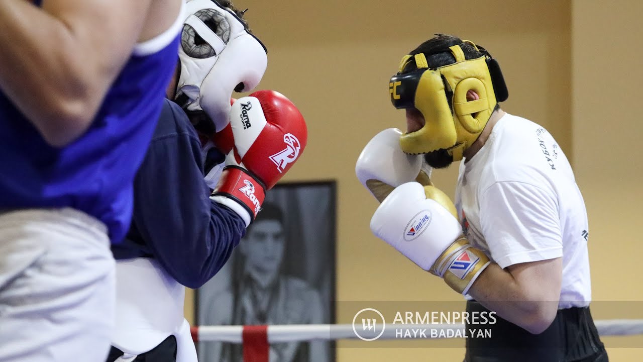 التدريب الأخير لمنتخب ملاكمة أرمينيا للرجال قبل بطولة أوروبا