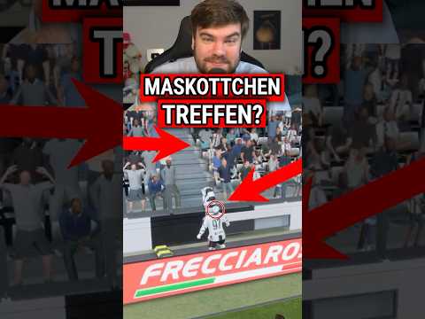 Was passiert, wenn der BALL das MASKOTTCHEN trifft? 😳⚽