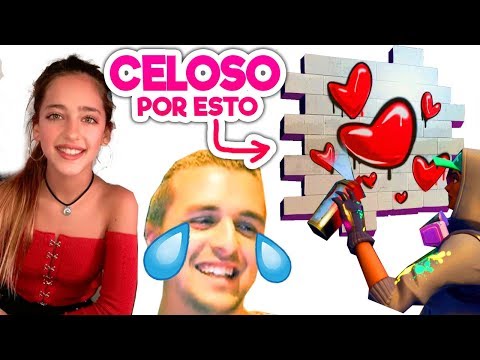 El novio SE PUSO CELOSO 😡 jugando Fortnite porque le mandaron corazones a mi hermana 😂