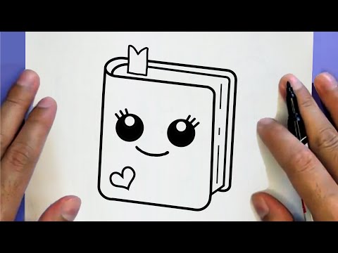 COMO DESENHAR UM LIVRO BONITO, PASSO A PASSO, JACKDesenhos