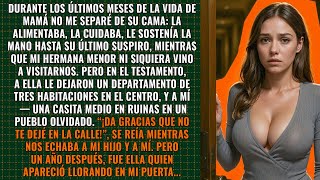 🔥 "¡Da gracias que no te dejé en la calle!", se reía mi hermana. Nunca va a olvidar lo que le dije…