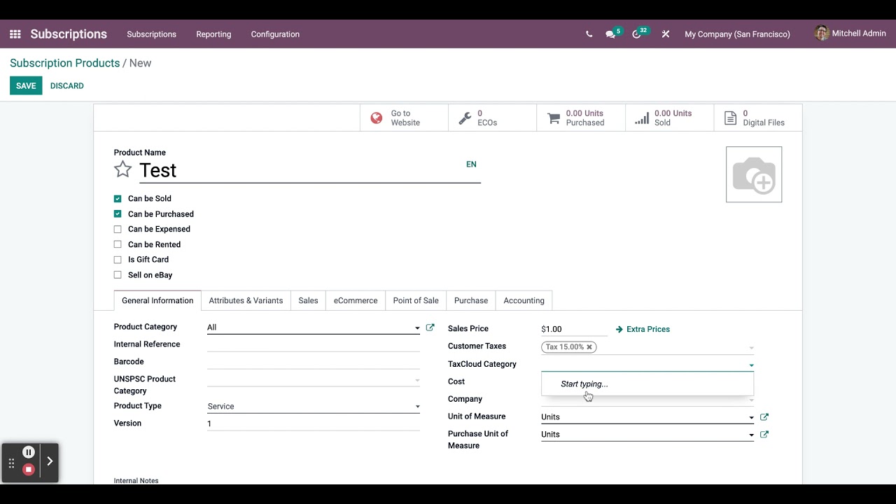 Odoo Subscription Module | 07.09.2021

The Odoo Subscription module allows you to manage your subscriptions. This module can be used by various types of ...