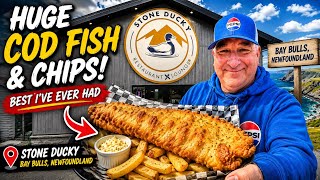 This Might Be the Biggest Fish & Chips in Newfoundland! | Stone Ducky, Bay Bulls