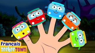 Roues Sur La Famille de Doigts De Bus | Comptines Pour Enfants | Teehee Ville