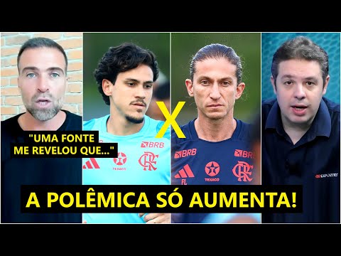 "UMA FONTE ME REVELOU que o Pedro e o Filipe Luís NÃO..." Pilhado ABRE O JOGO sobre o Flamengo!