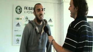 Pozápasový rozhovor - FK Baník Most vs. Táborsko - Ondřej Běloušek