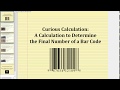 Understanding Bar Code Check Digit Calculation