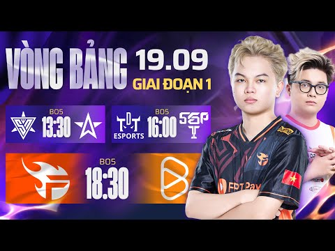 SPN vs 1S | TDT vs SGP | FPT vs BOX | GIAI ĐOẠN 1 - LƯỢT VỀ | ĐTDV MÙA ĐÔNG 2025 | 19/09