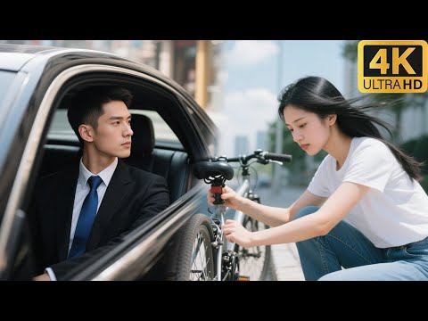 灰姑娘在路邊修自行車，沒想到千億總裁竟主動下車幫她！💖 Chinese Television Dramas