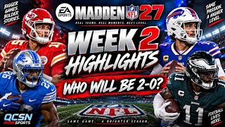 NFL Week 2 Game Highlights | Madden NFL 27