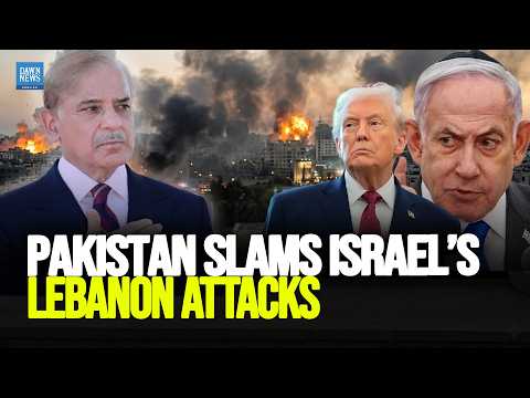 YouTube video thumbnail: Pakistan Slams Israeli Attacks on Lebanon | Foolproof Security Arranged for Foreign Delegations