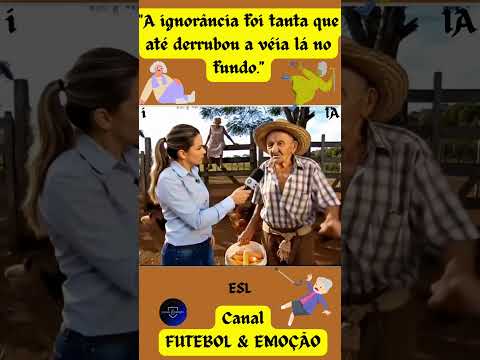 A ignorância foi tanta que até derrubou a véia lá no fundo #corinthians #comedia #piada #memes #meme