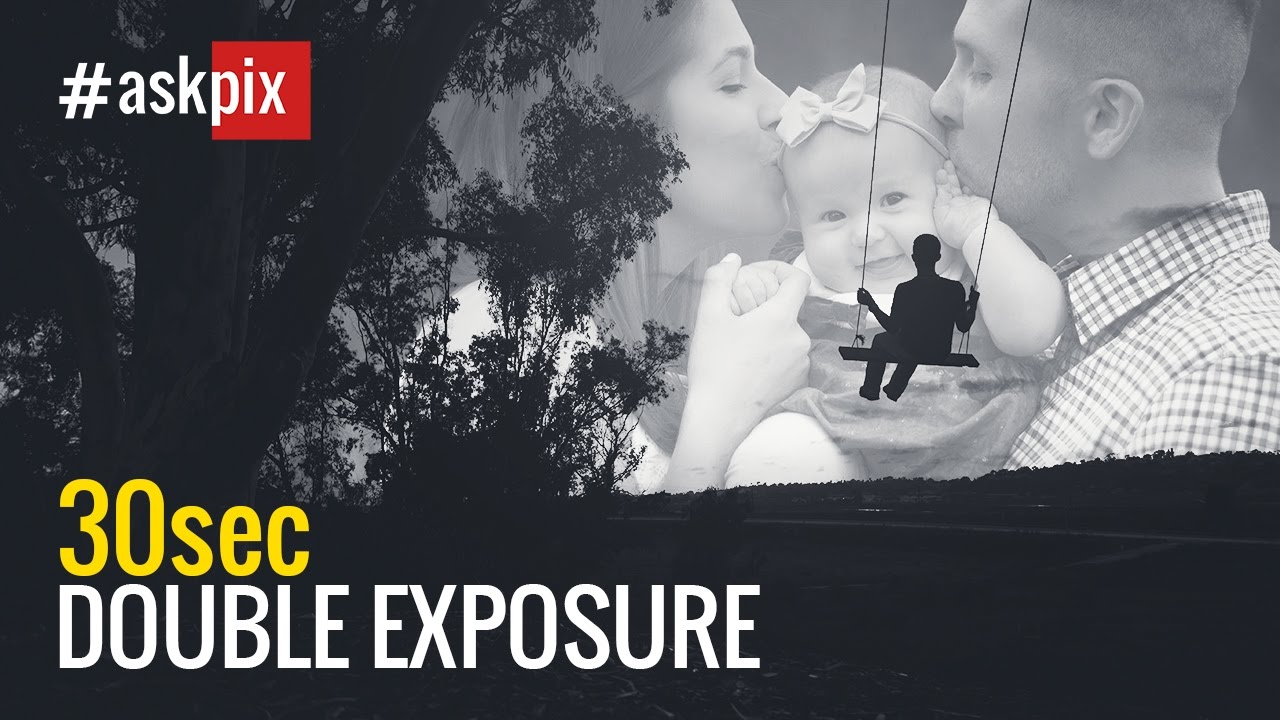 Create a Double Exposure in 30 Seconds or Less in Photoshop #AskPiX